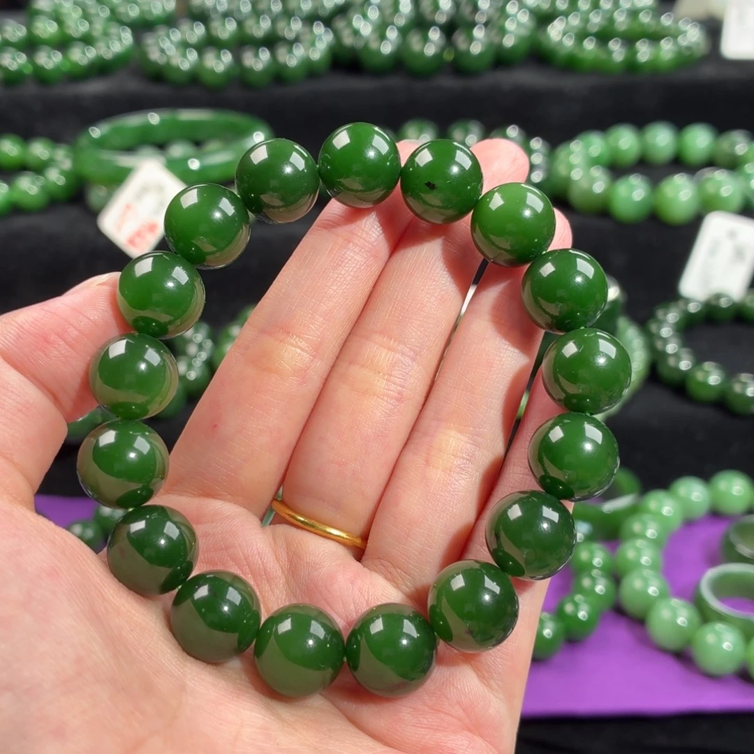 和田玉（碧玉）未镶嵌手串