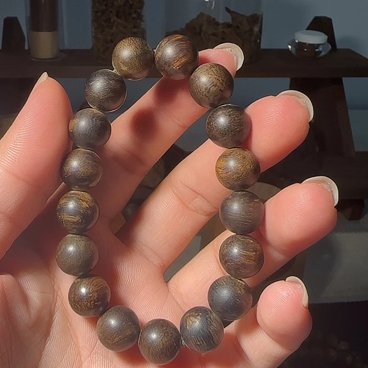 沉香枕沉香金三角沉水单圈/18.4g/12mm/果香花香带凉