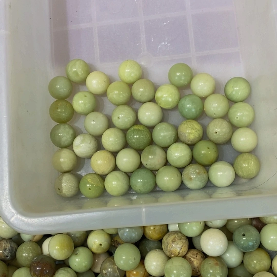 蛇纹石玉未镶嵌毛衣链76