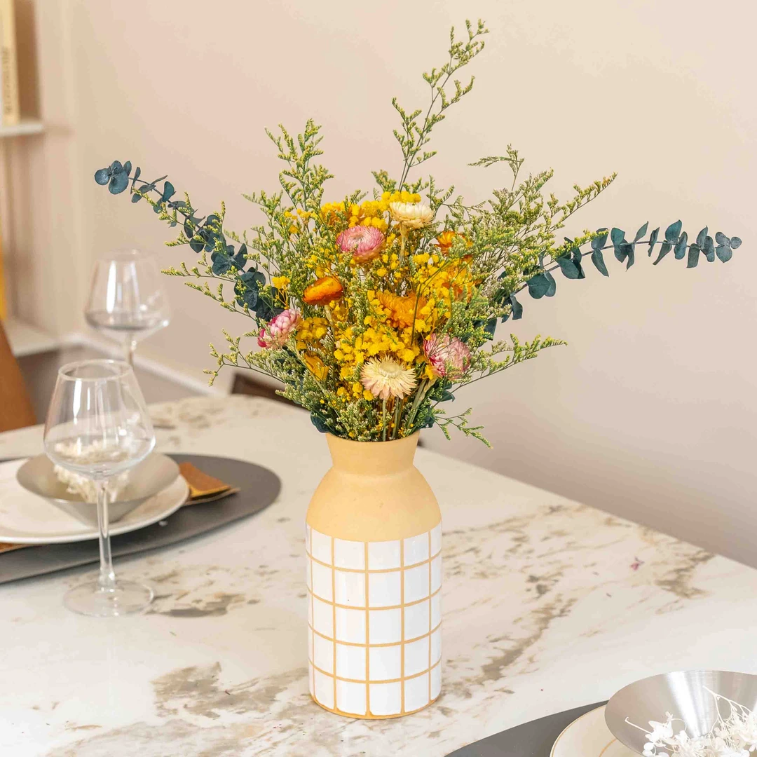 「麦田」存下花期玄关客厅沙发永生花干花装饰摆件