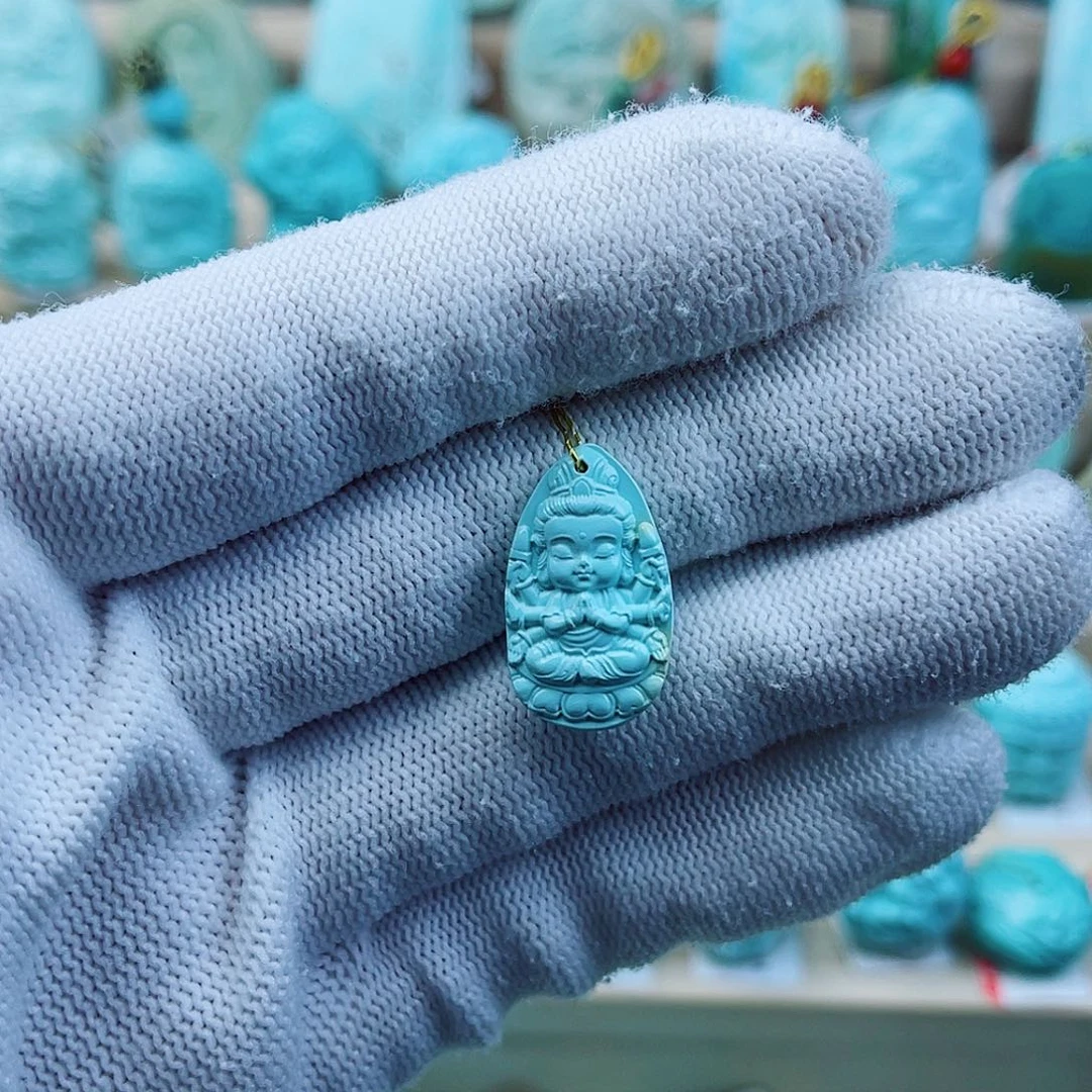 未镶嵌绿松石珠宝奇石