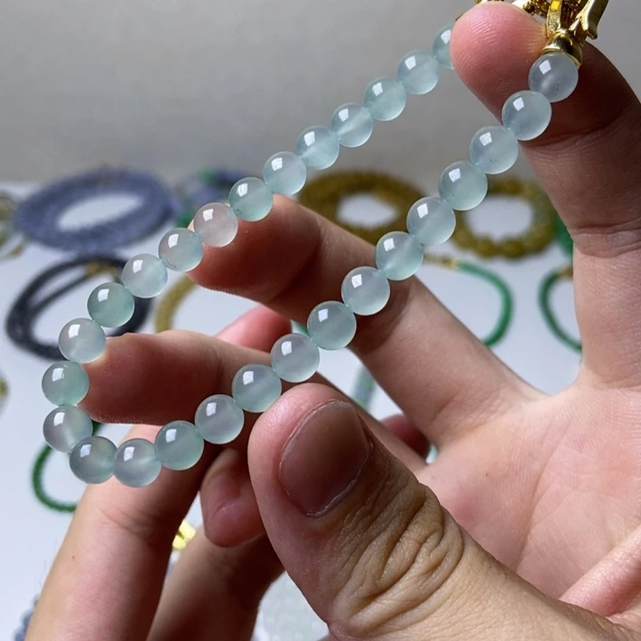 定制翡翠未镶嵌缅甸翡翠A货卡6.3