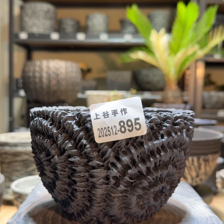 内口13.5高10.5黑陶无釉