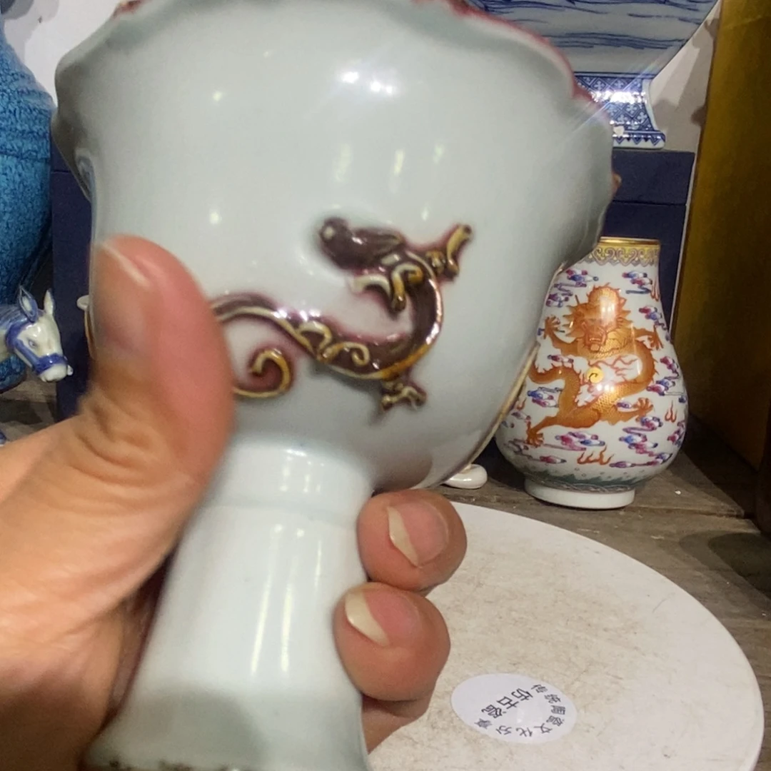 多***虎瓷片摆件66666666666
