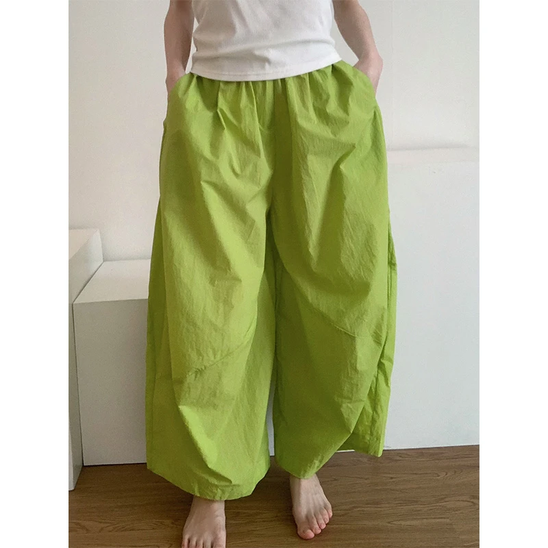 【ins风简约】纯色高级感宽松休闲睡裤春夏季新款家居服遛弯裤长裤