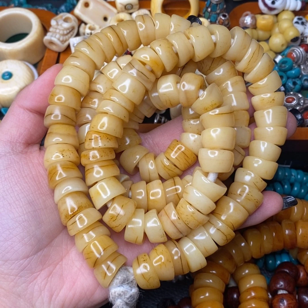 铜藏传文玩玛尼珠