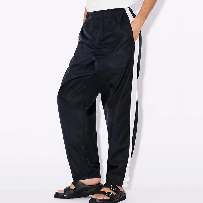 0161501 侧白条休闲裤