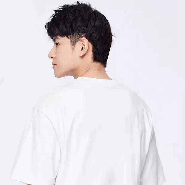 2025年新款纯棉百搭简约圆领男女同款半袖T恤 a1