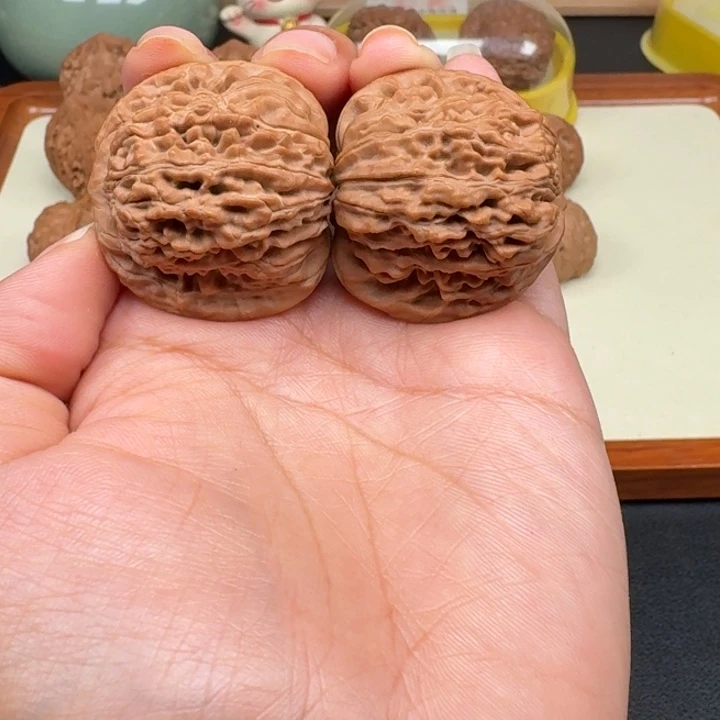 文玩核桃把件全品山西楼