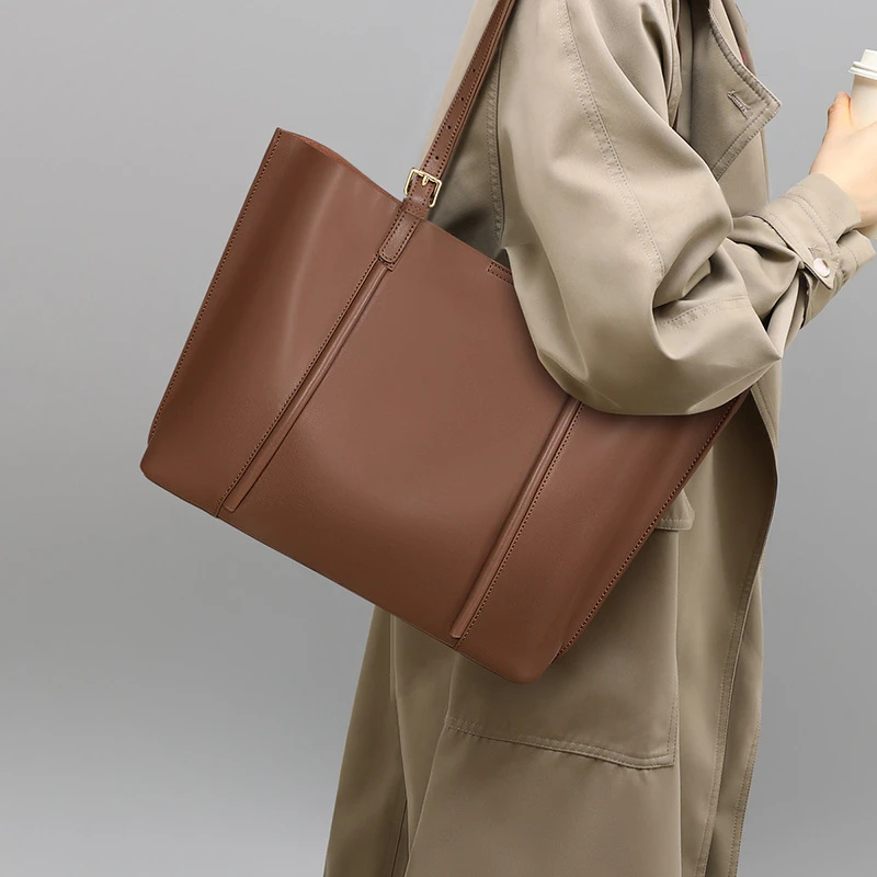 大包包2025女包新款真皮托特包大容量通勤单肩包韩版百搭时尚腋下