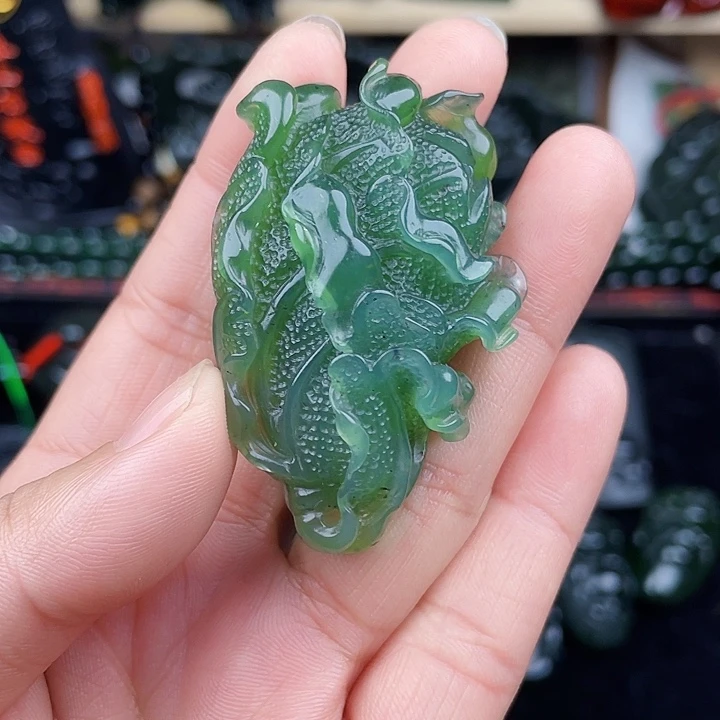 蛇纹石玉未镶嵌手链泰山玉百财
