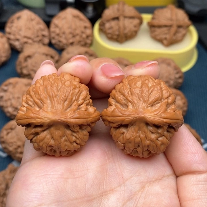 吊坠文玩核桃莲花36