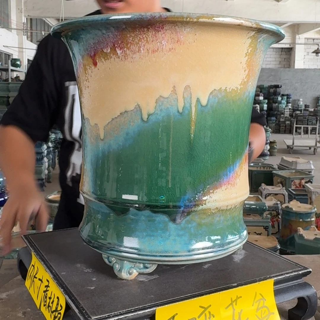 。一风堂石湾花盆 内25*25