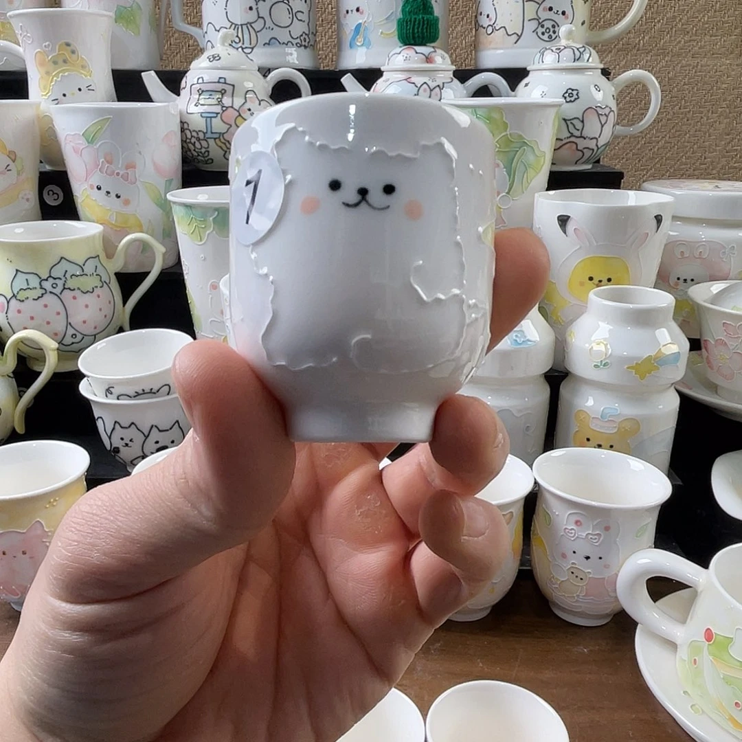 漫甜手工陶瓷杯子1