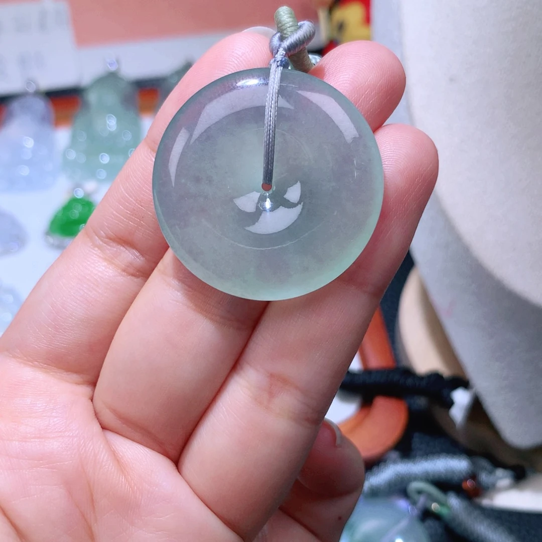 颈饰未镶嵌翡翠扣子34*6