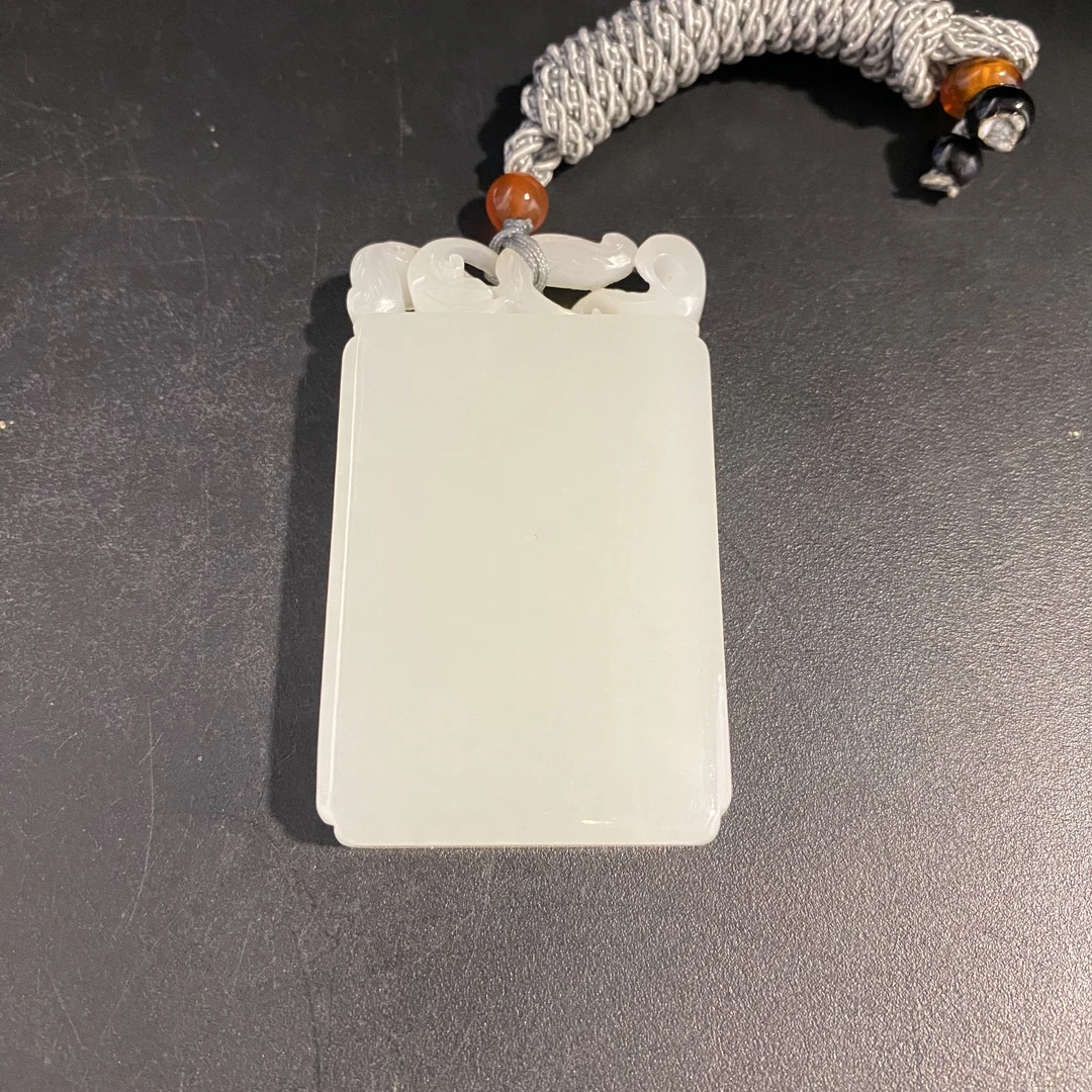 GY0065和田玉无事牌