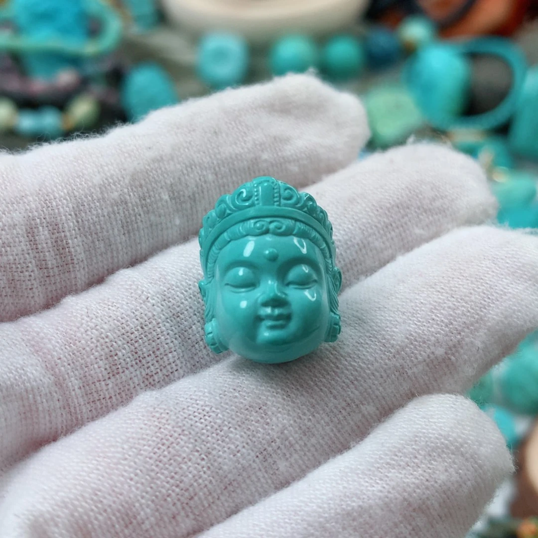 绿松石未镶嵌珠宝半成品