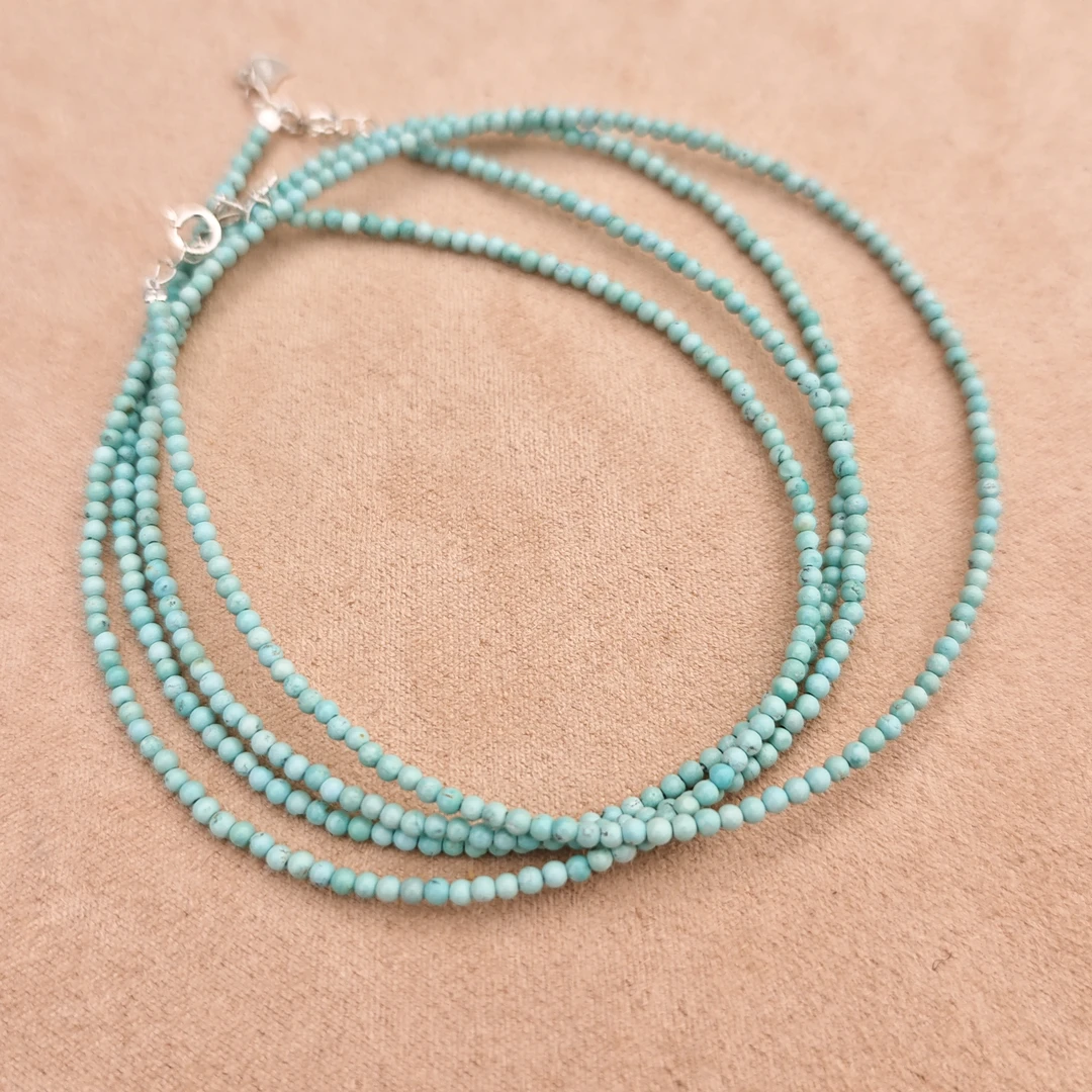 【书记甄选】天然绿松石项链 多样性发一件 7751LQ