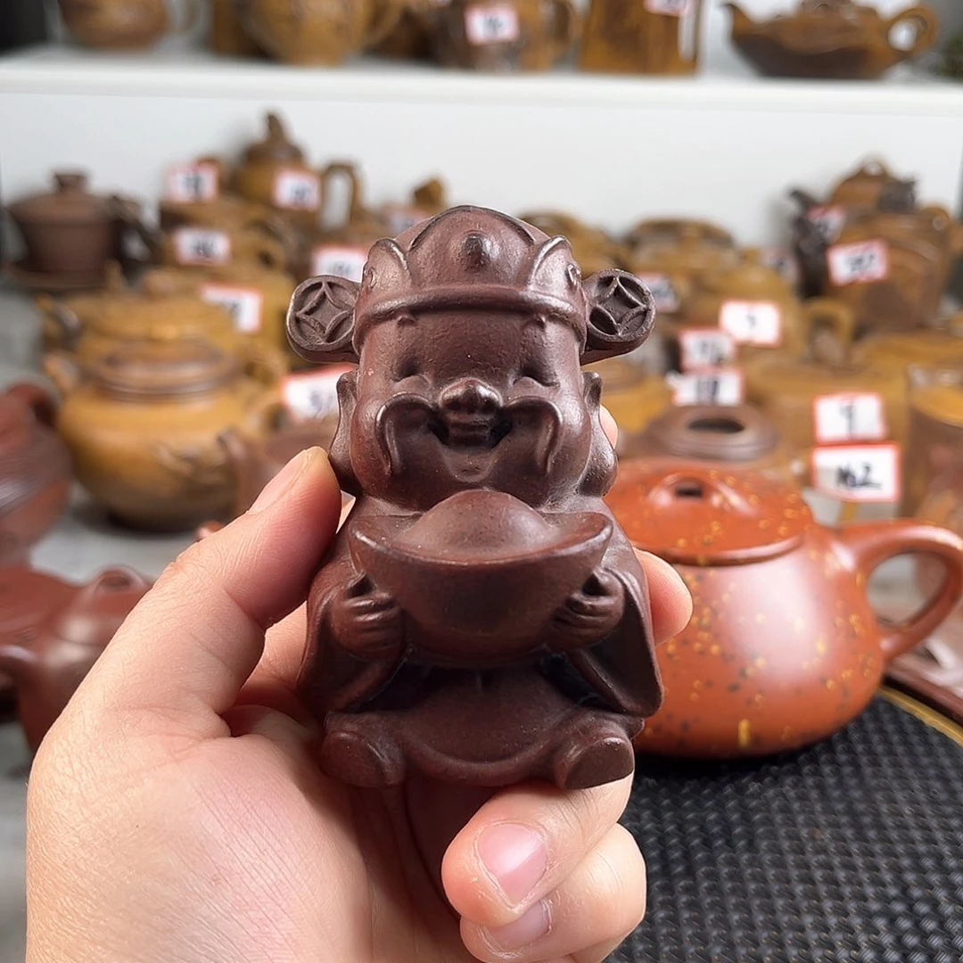 紫泥茶壶宜兴紫砂