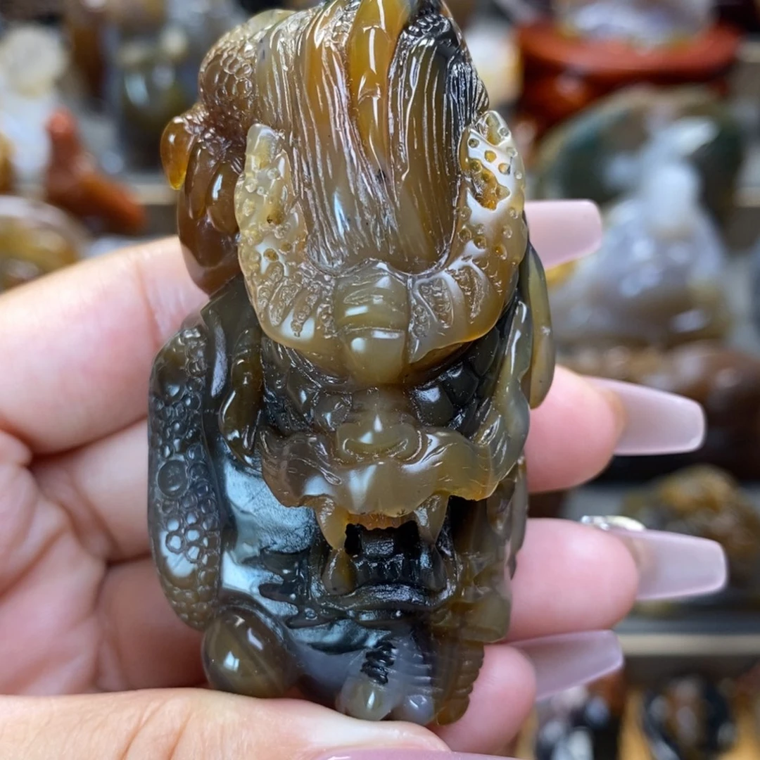 玛瑙/玉髓把件未镶嵌
