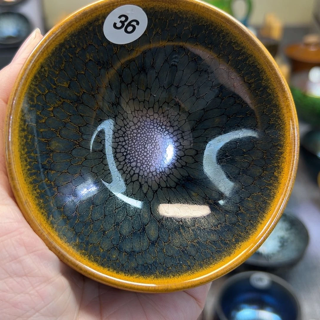 茶盏鹧鸪平口手工