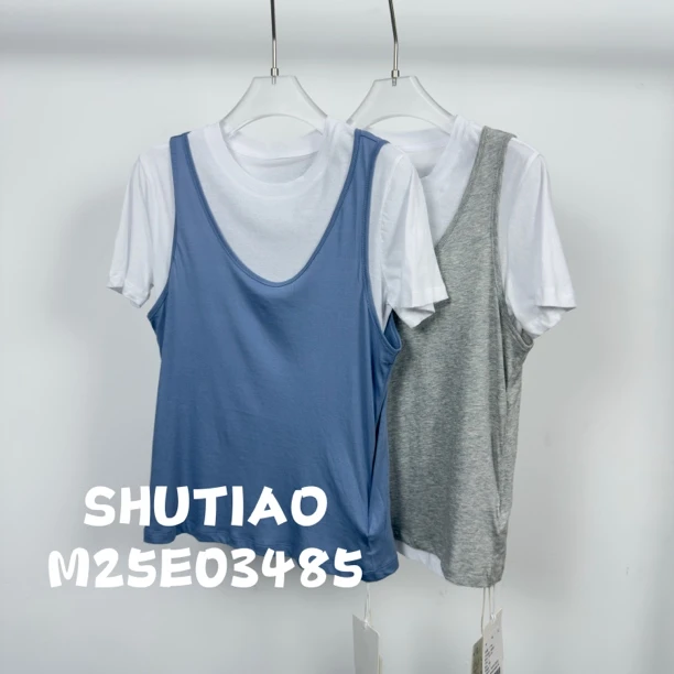 【SHUTIAO】2025夏季：新款小众设计款两件套M25E03485