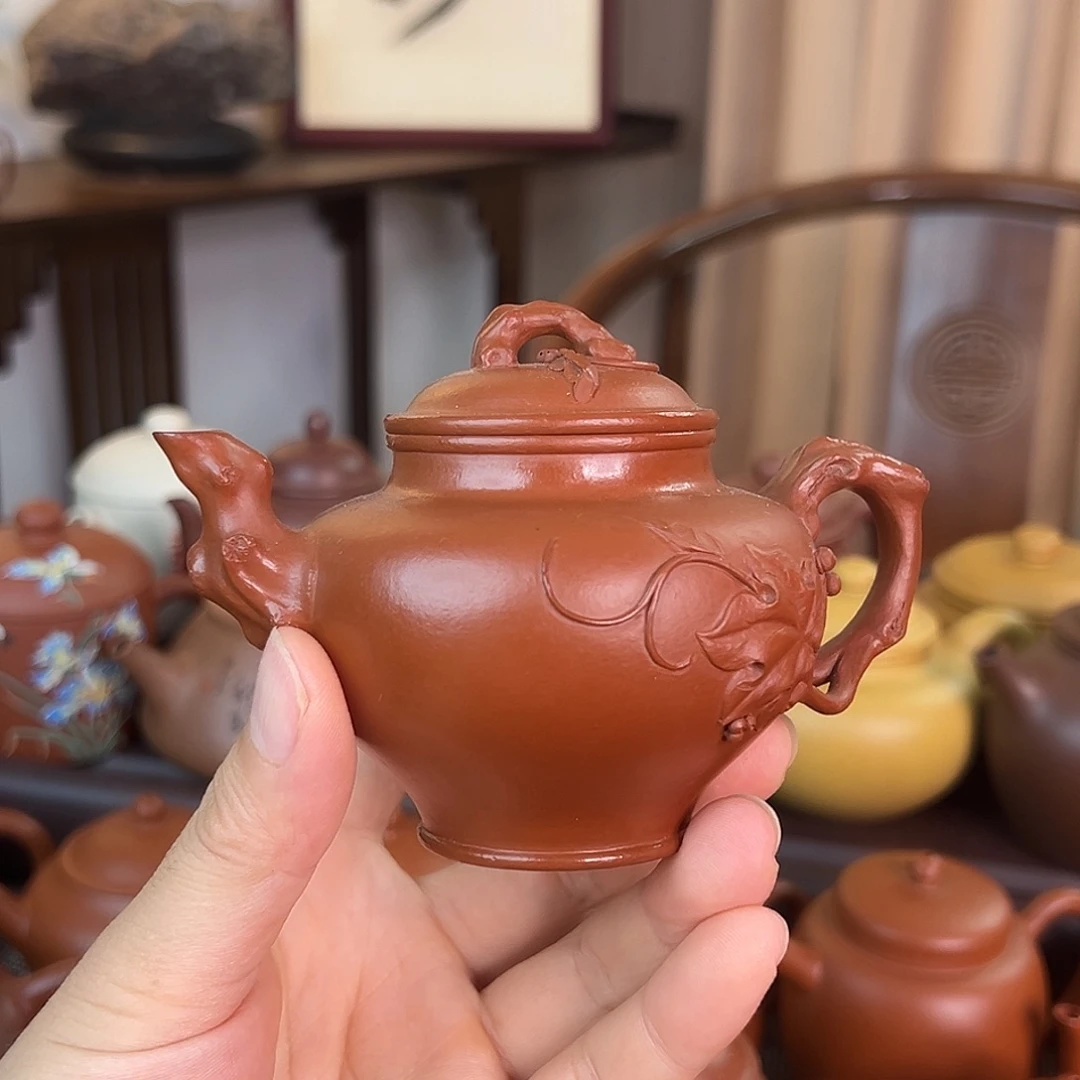 茶壶紫砂精品 笑樱 朱泥 150cc
