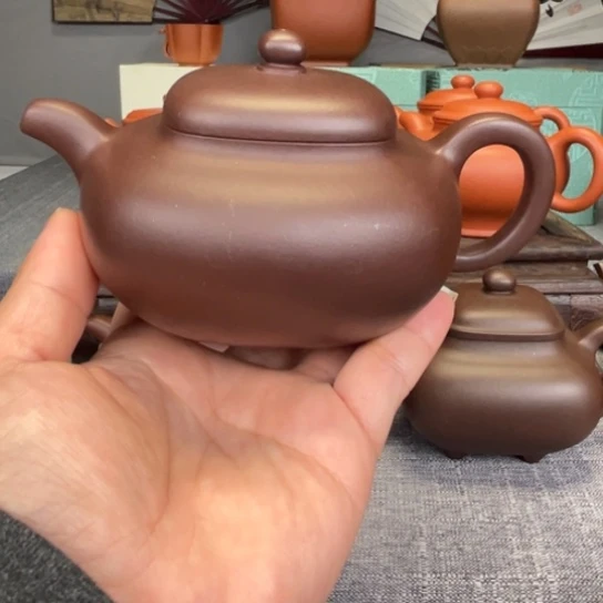 大***猴紫砂茶壶宜兴紫砂