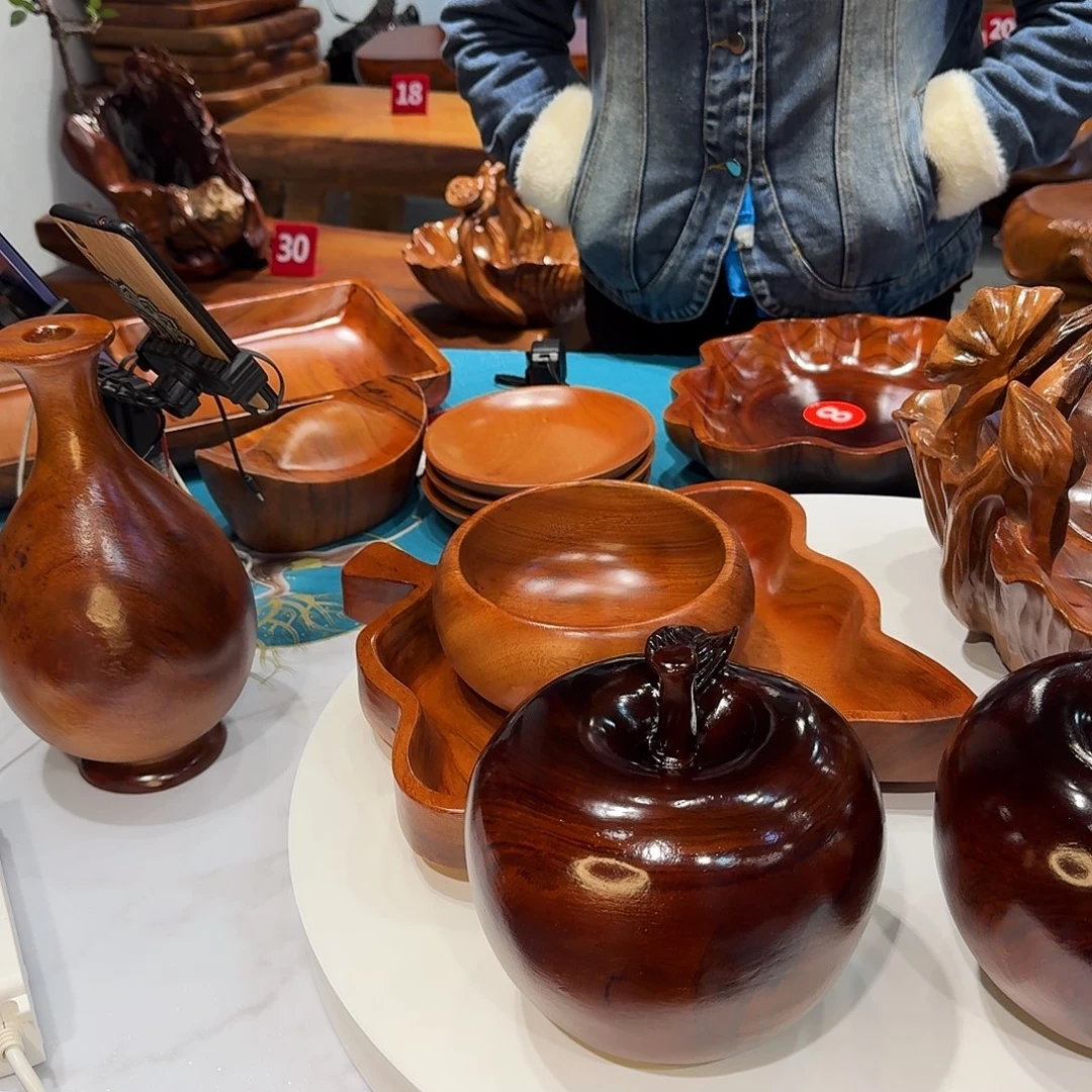 【闪购商品】李**？香樟实木木碗