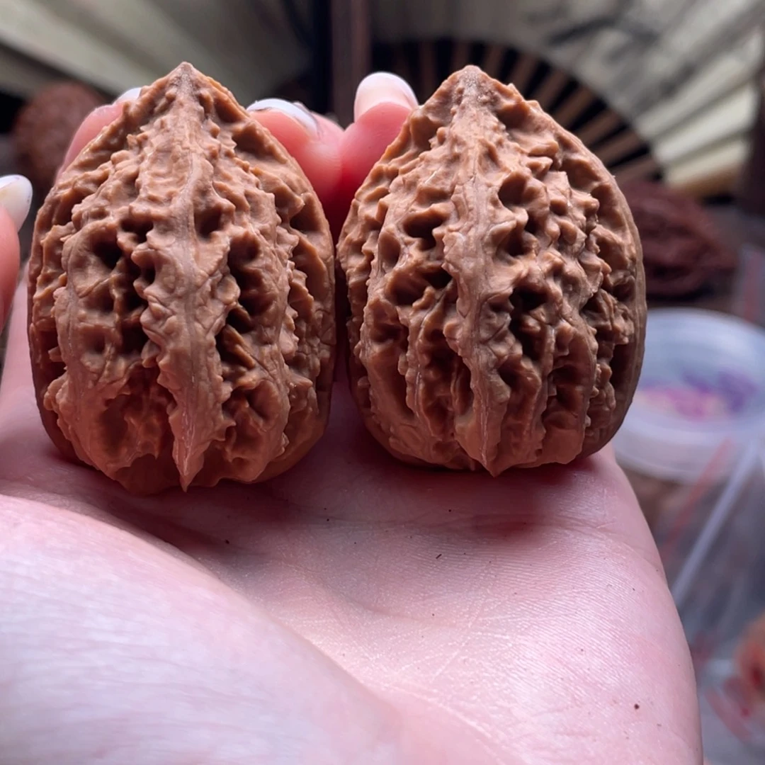 文玩核桃把件楸刀鱼64