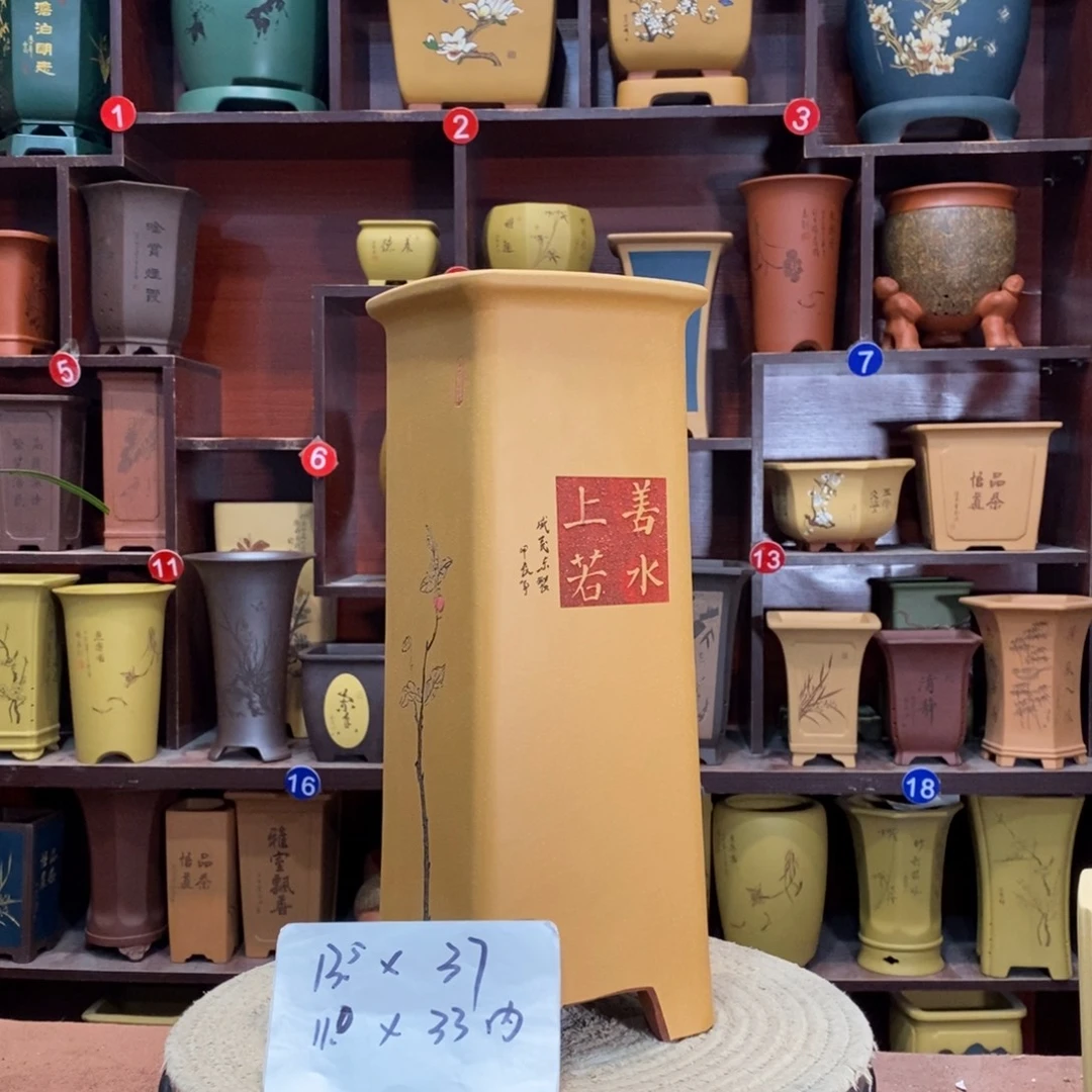 紫砂花盆紫砂花盆