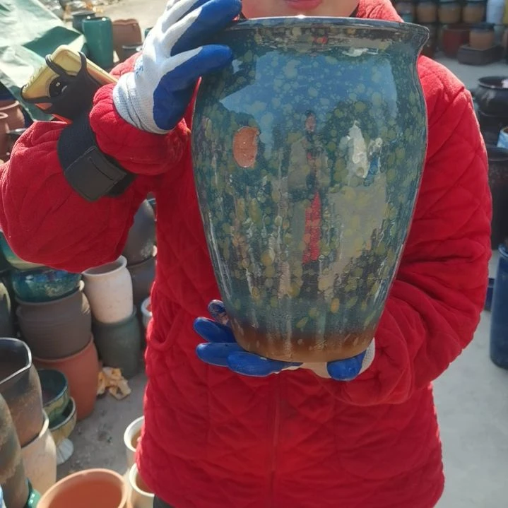 红陶口20高29瑕疵