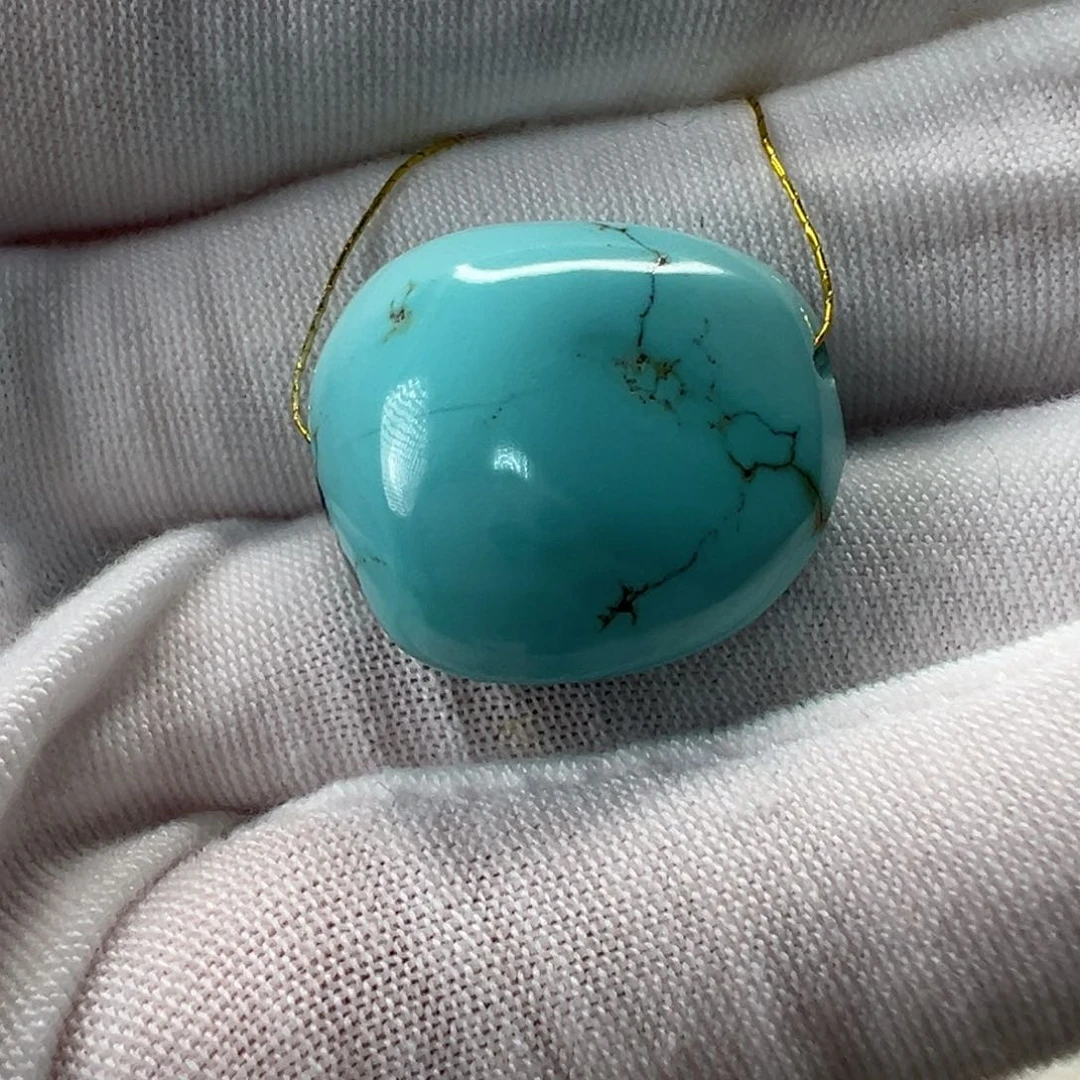 未镶嵌绿松石随形19.5mm