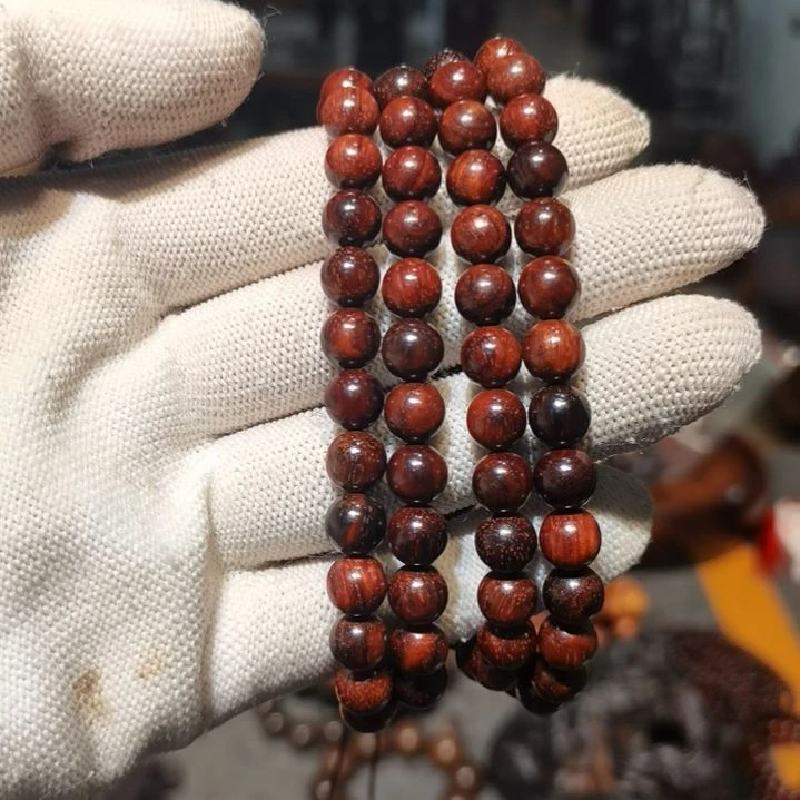 用***2木印度小叶紫檀手串