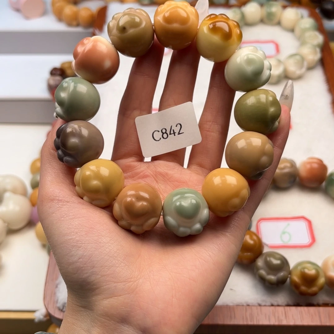 菩提根/象牙果吊坠清*通货c842猫爪一串20mm