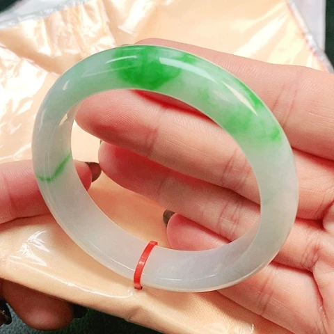 未镶嵌手镯翡翠正圈0534