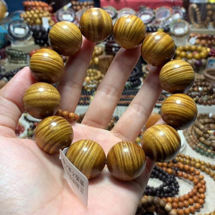手串/手链楠木（金丝楠）欲****2.0爆满水波精品