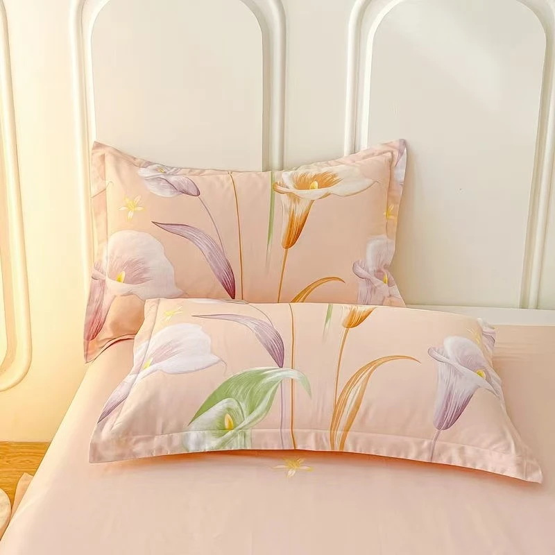 101-200 棉枕套 尺寸48*74 全棉枕套学生宿舍家用成人枕头套