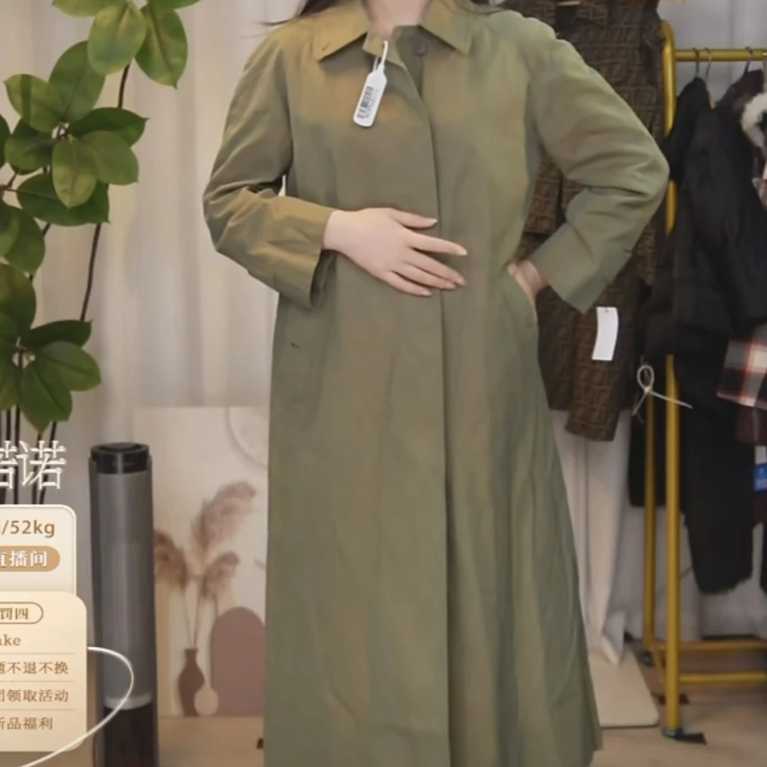 95新 BURBERRY/博柏利 fy2146福利款微瑕风衣