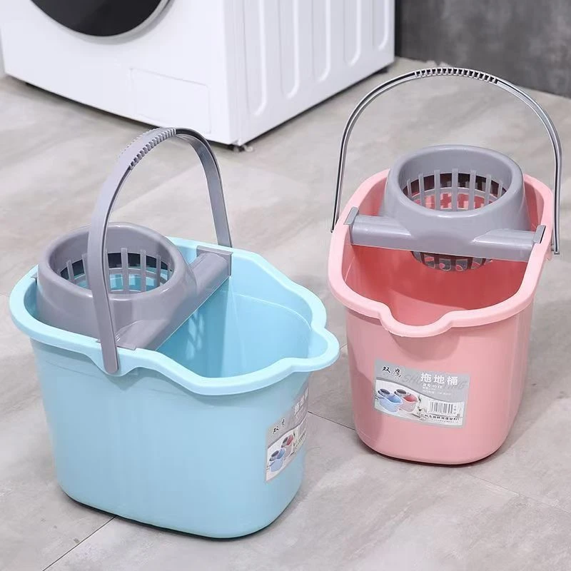 加厚加拖把桶长方形拖把桶免手洗墩地桶