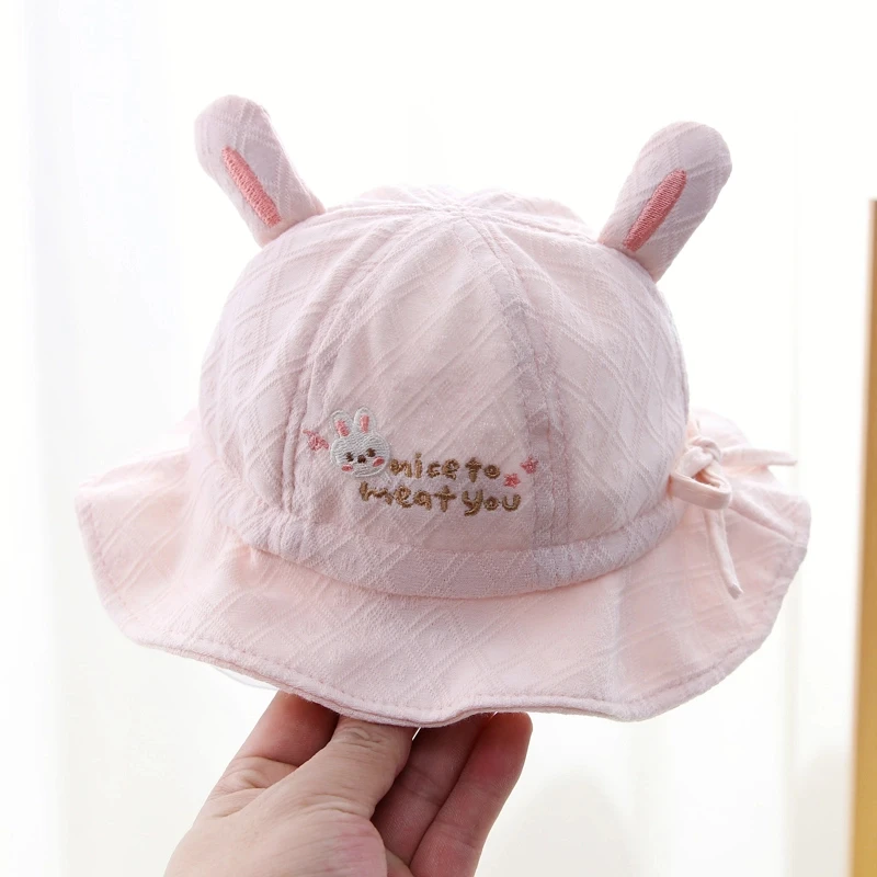 XINGDUOXIONG/星朵熊婴儿帽子春秋季薄款宝宝防晒帽新生儿渔夫帽