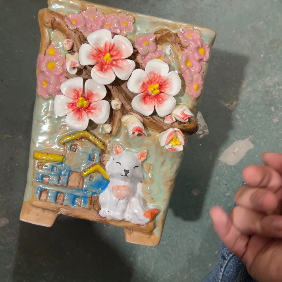 满20米秒退拉黑花盆