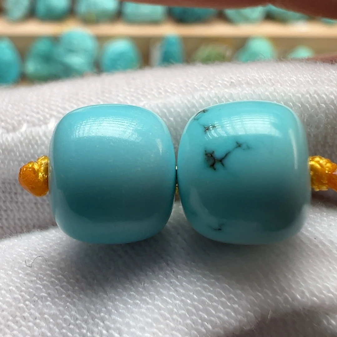 绿松石未镶嵌配饰9.5*8.2mm