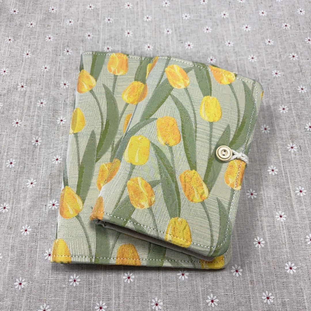 【郁金香】布艺活页手账本笔记本便携拆卸存钱本子存钱夹钱册