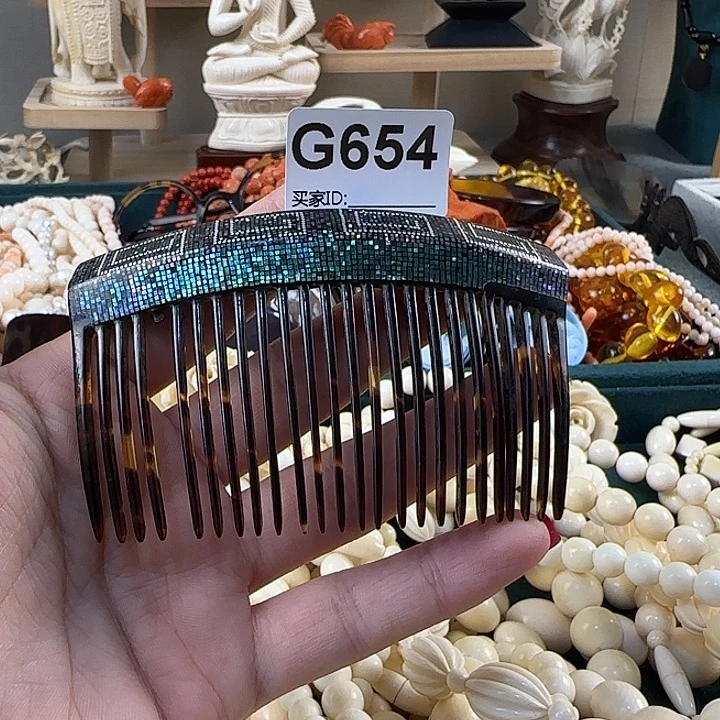 琉璃纯铜合金帽发卡