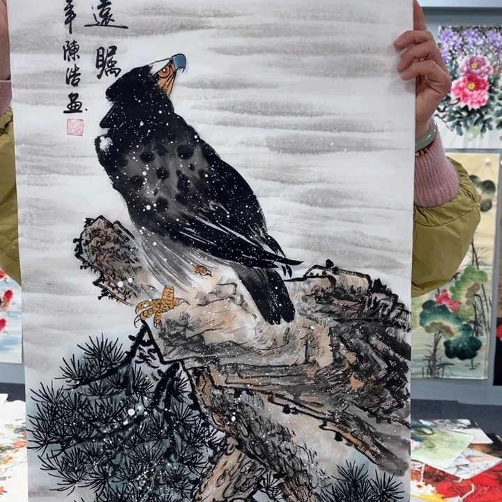 国画我的心好痛啊我的心真的好痛啊好痛