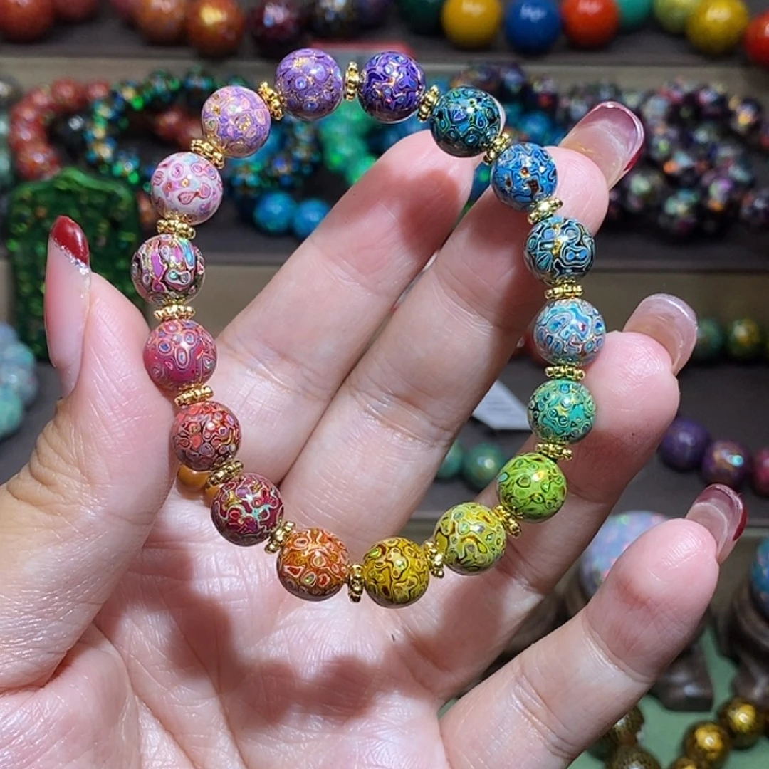 大漆珠0.8多宝手串