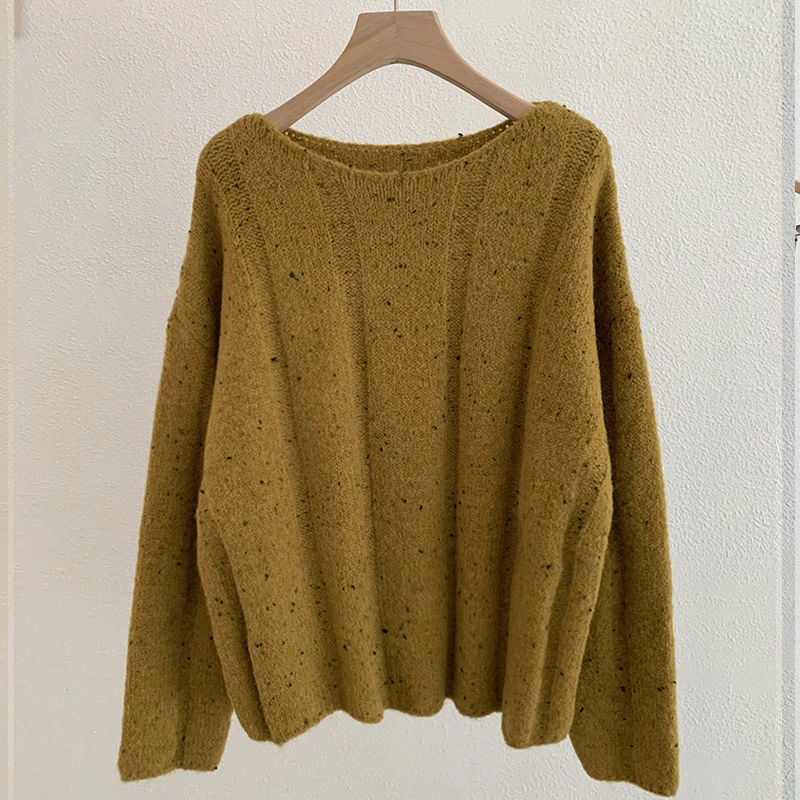 2025年春秋经典百搭休闲气质复古显瘦圆领时尚宽松上衣休闲裤YD