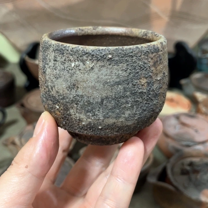 瓷片备前。         杯