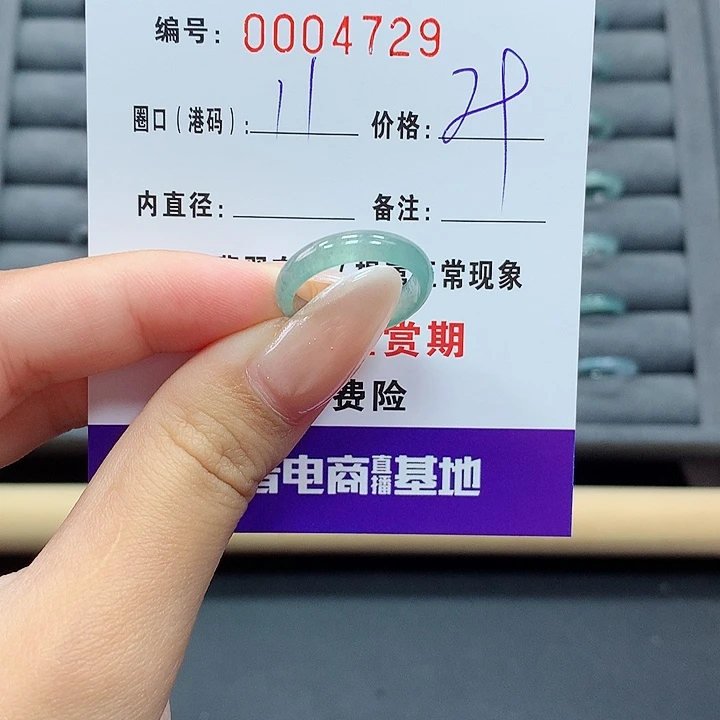 翡翠戒指未镶嵌     4729